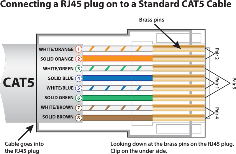 How To Wire An RJ45 Plug