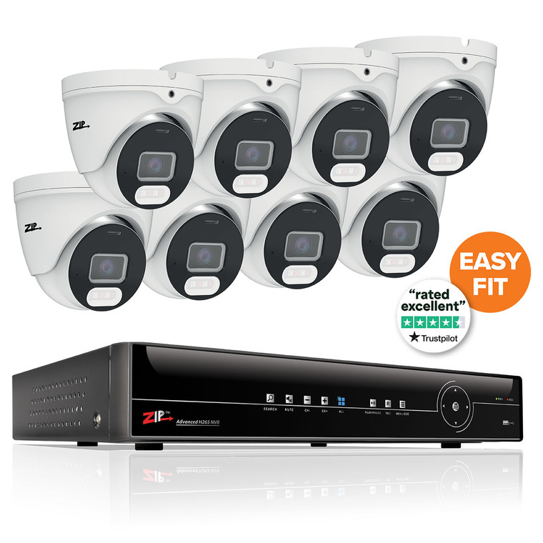 Easy-Fit CCTV 16 Channel  2TB IP Kits