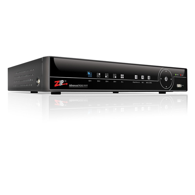 ZIP Smart 4, 8 & 16CH 4K NVR PoE