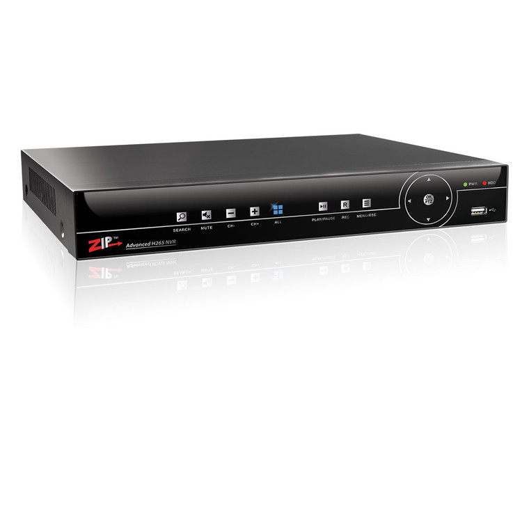 ZIP PRO 8, 16, 32CH 4K NVR PoE