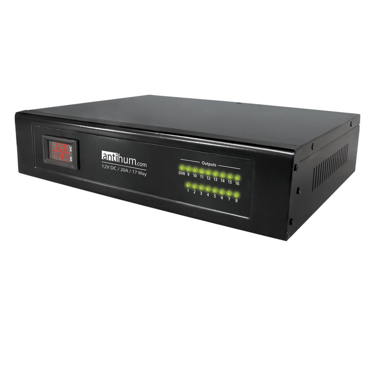 Professional PSU - Rack Mount - 12V DC 20A - 17 Output