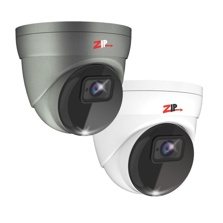 Open Box: 3.6mm Fixed Lens IP Eyeball Cameras With AI