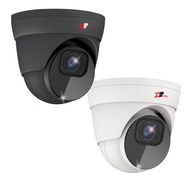 Open Box: 5MP 2.8-12mm Varifocal IP Eyeball Cameras With AI